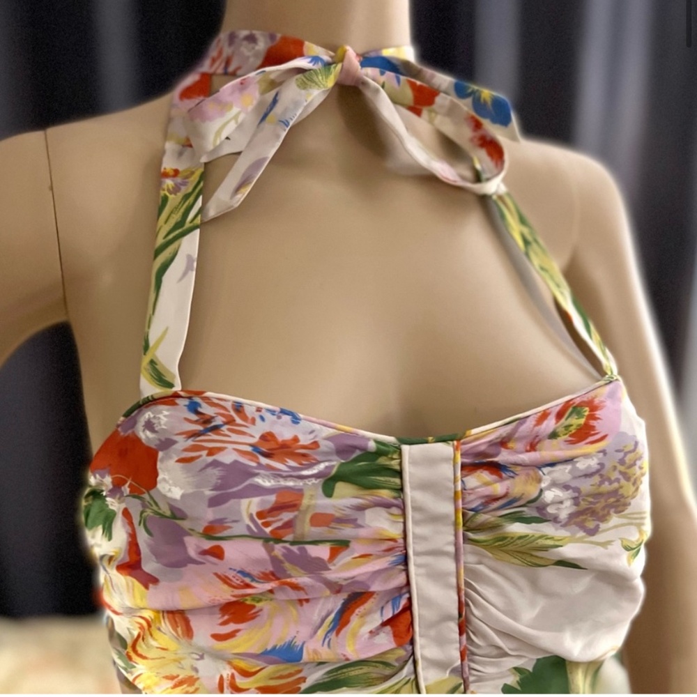 Anthropologie Leifsdottir Summer Twilight Dress, 100% Silk, Size 4 - Picture 7 of 16